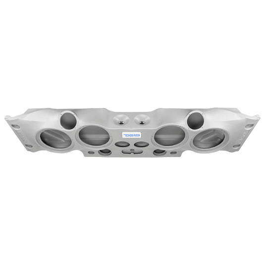 DS18 JK-SBAR/SL Exclusive Overhead Bar System for JK/JKU  Jeeps (4 x 8" Speakers 4 x 3.72" Tweeters 2 x 1" Drivers) SILVER