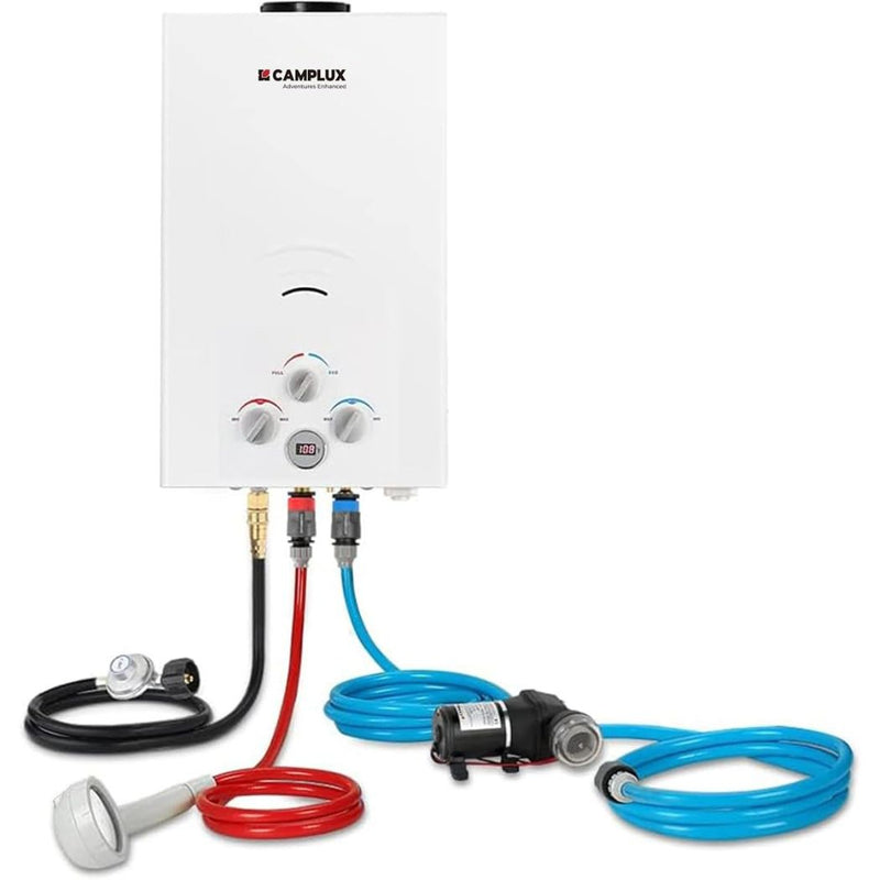 Load image into Gallery viewer, Camplux JK-4000 12V Water Pressure Diaphragm Pump 3.3GPM, 40PSI, 12.5LPM for RV Camper, Marine Boat, Lawn
