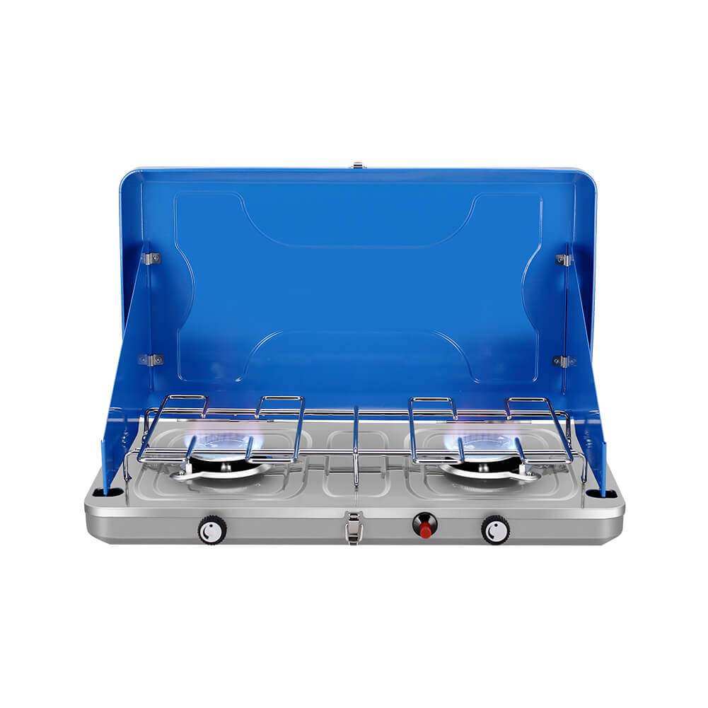Camplux Propane Camping Stove 20,000 BTU, Camping Stoves 2 Burners with CSA Certification - Skoutley Outdoors LLC