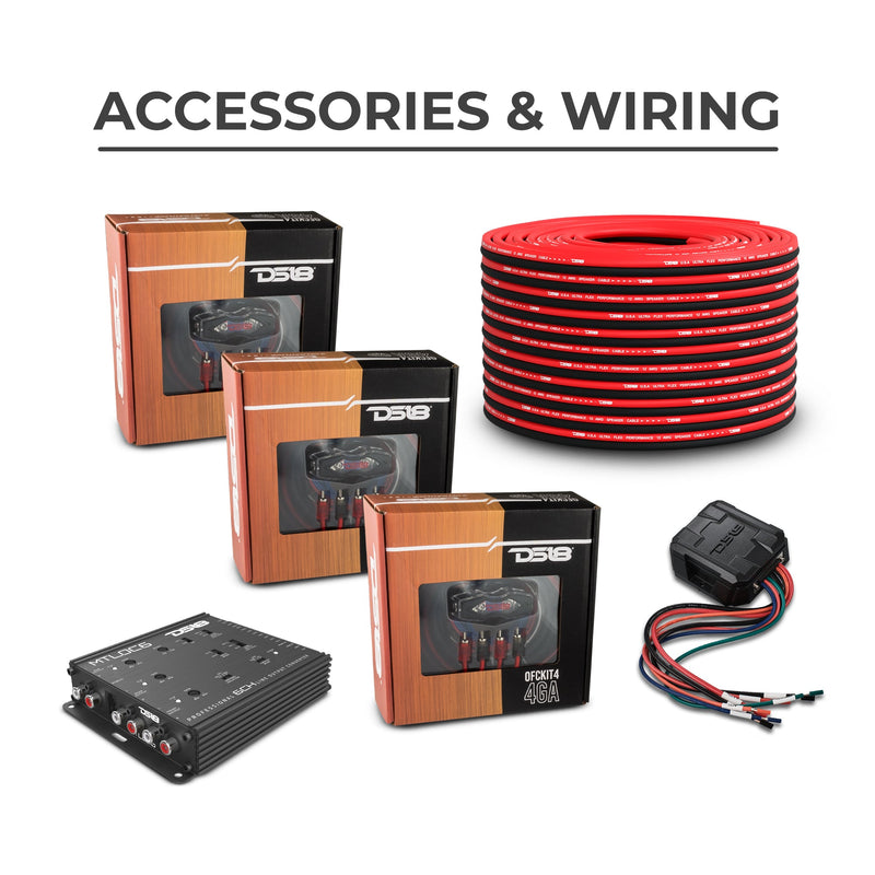 Load image into Gallery viewer, Jeep JKU 2007-2018 Ultimate Package – Loaded Sound Bar, Door Panels, Tailgate Subwoofers &amp; Amplifiers
