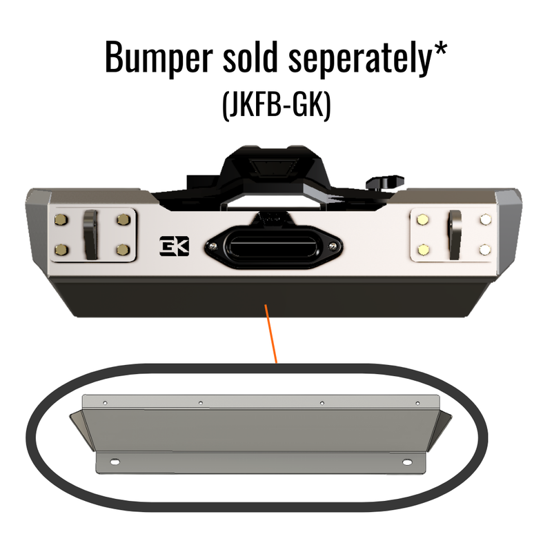 Load image into Gallery viewer, Jeep JK Gauntlet Series Front Bumper Skid Plate
