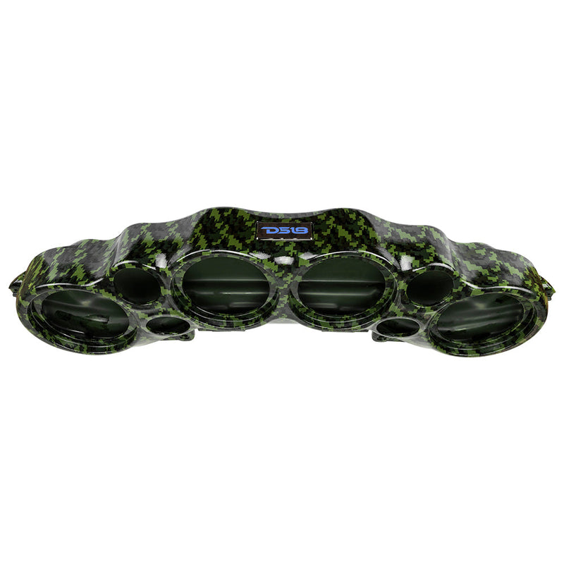 Load image into Gallery viewer, DS18 JL-SBAR/CMGR Overhead Bar System JL/JLU, JT Jeeps (4x 8&quot; Speakers 4x3.72&quot;  Tweeters) Camo Green
