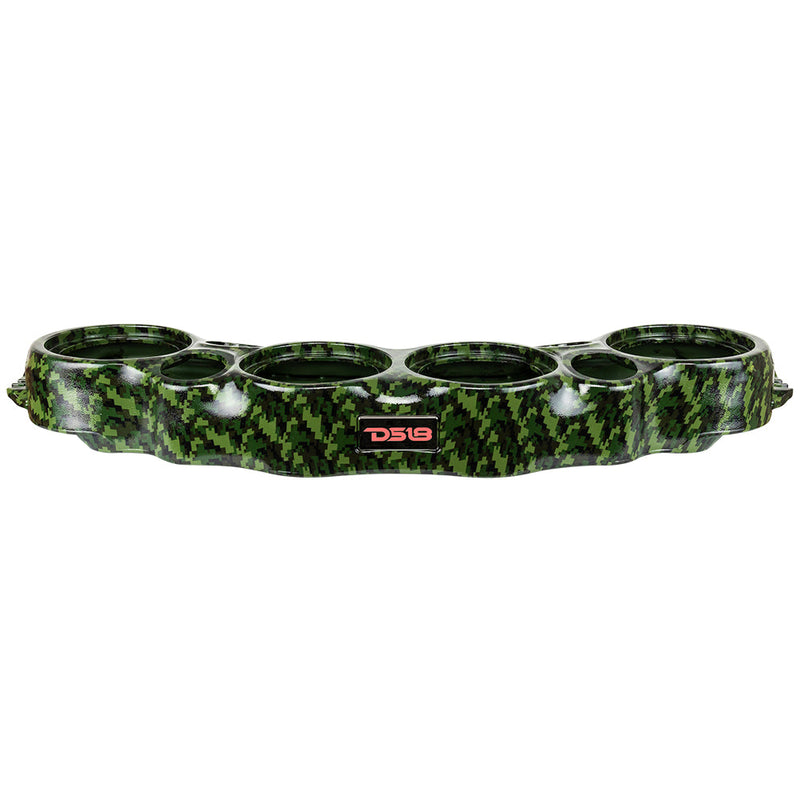 Load image into Gallery viewer, DS18 JL-SBAR/CMGR Overhead Bar System JL/JLU, JT Jeeps (4x 8&quot; Speakers 4x3.72&quot;  Tweeters) Camo Green
