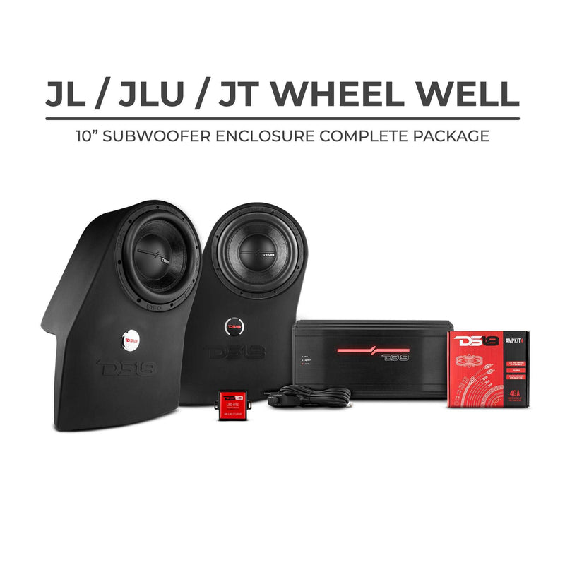 Load image into Gallery viewer, DS18 JL/JLU Exclusive Wheel Well Subwoofer Enclosure Package - Skoutley Outdoors LLC
