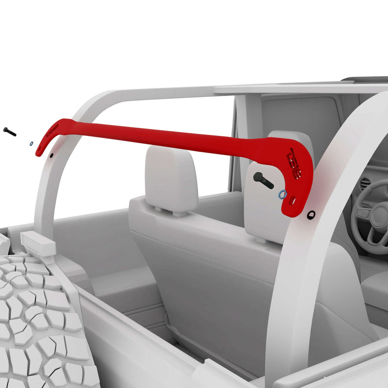 Load image into Gallery viewer, Jeep JLU Soft Top Mounting Tube for Rear Tower Speakers - Black
