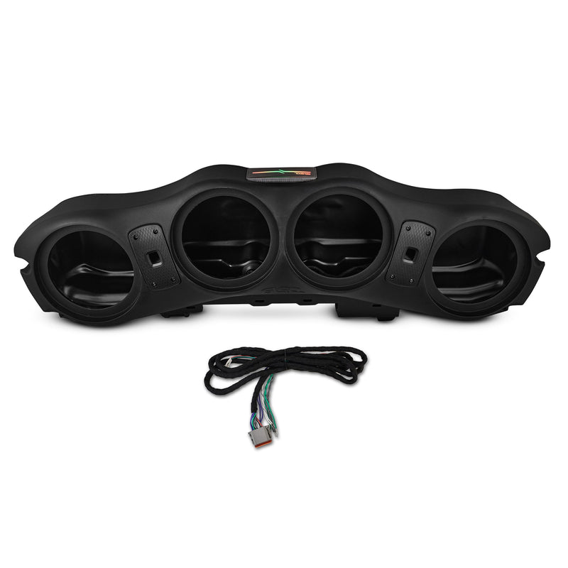 Load image into Gallery viewer, Jeep JL/JLU/JT 2024 Overhead Sound Bar – OEM Fit, Harness Included, Fits 4 x 8” Speakers
