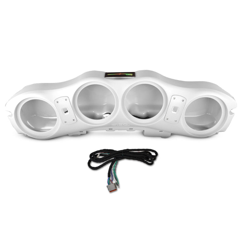 Load image into Gallery viewer, Jeep JL/JLU/JT 2024 Overhead Sound Bar – OEM Fit, Harness Included, Fits 4 x 8” Speakers
