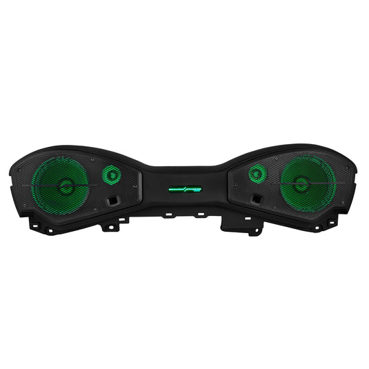 Jeep JL/JLU/JT 2024–2025 Overhead Sound Bar – Loaded with Digital LED Lights, Plug & Play