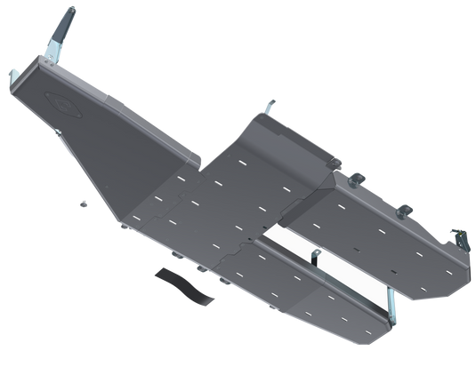 JLU 4XE BELLYPAN SKID With POWER PACK & EXHAUST SKIDs