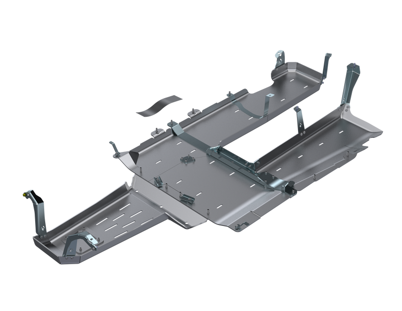 Load image into Gallery viewer, JLU 392 BELLYPAN SKID WITH MAGNAFLOW EXHAUST SKID
