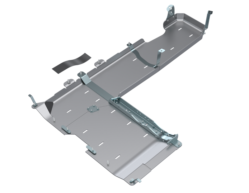 Load image into Gallery viewer, JLU T-CASE/FUEL SKID Kit ONLY - 4 door 3.6L, 2.0L, 392 HEMI - ALUMINUM 2018+
