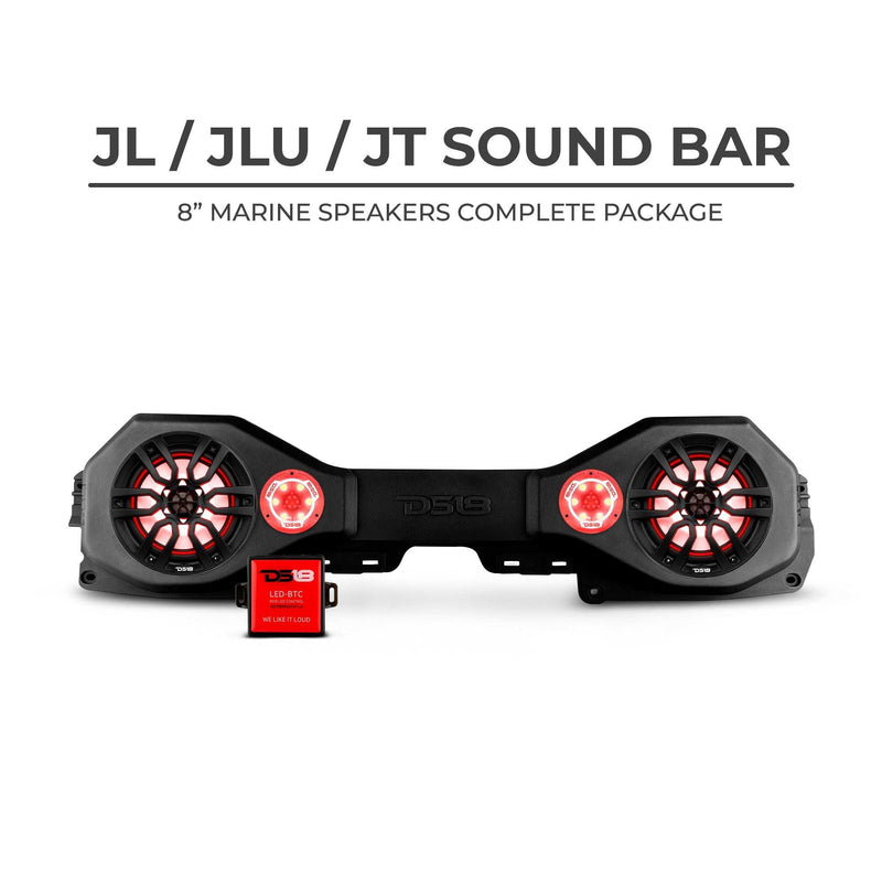 Load image into Gallery viewer, DS18 Jeep JL/JLU/JT Plug &amp; Play Sound Bar Package - Skoutley Outdoors LLC

