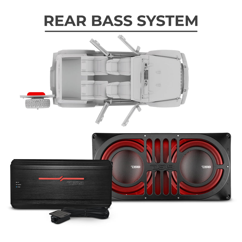 Load image into Gallery viewer, Jeep JLU 2018–2023 Ultimate Package – Loaded Sound Bar, Door Panels, Subwoofers &amp; Amplifiers
