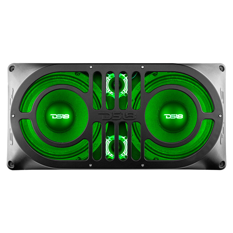 Load image into Gallery viewer, Jeep TJ,JK/JKU,JL/JLU Tailgate Loudspeaker Enclosure for 2 X 10&quot; and 2 x 3&quot; Tweeters
