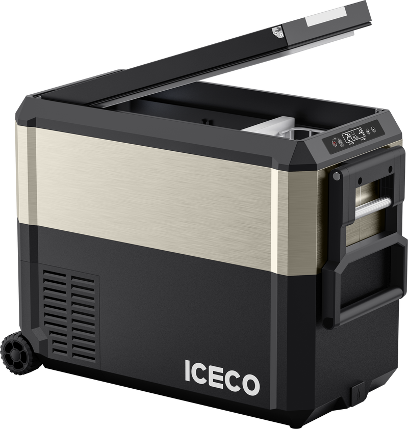 Load image into Gallery viewer, JP50 Pro Dual Zone Wheeled Car Fridge With Cover | ICECO | 50 LT
