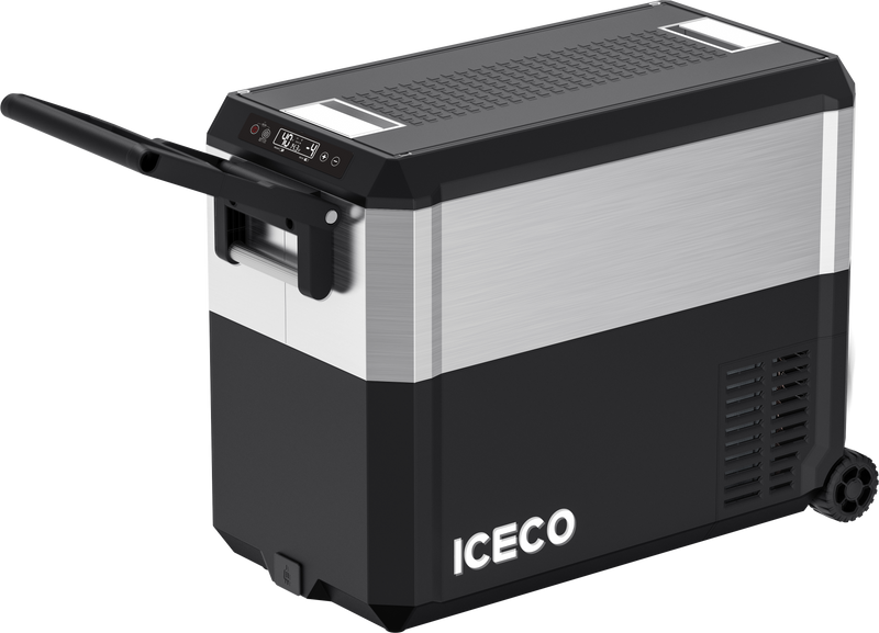 Load image into Gallery viewer, JP50 Pro Dual Zone Wheeled Car Fridge With Cover | ICECO | 50 LT
