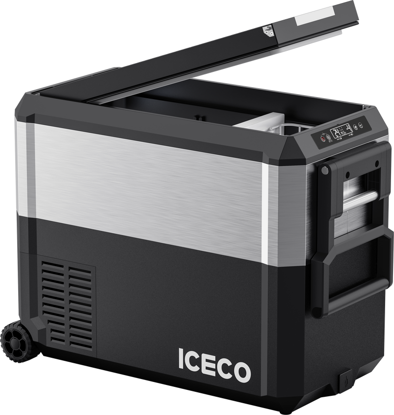 Load image into Gallery viewer, JP50 Pro Dual Zone Wheeled Car Fridge With Cover | ICECO | 50 LT
