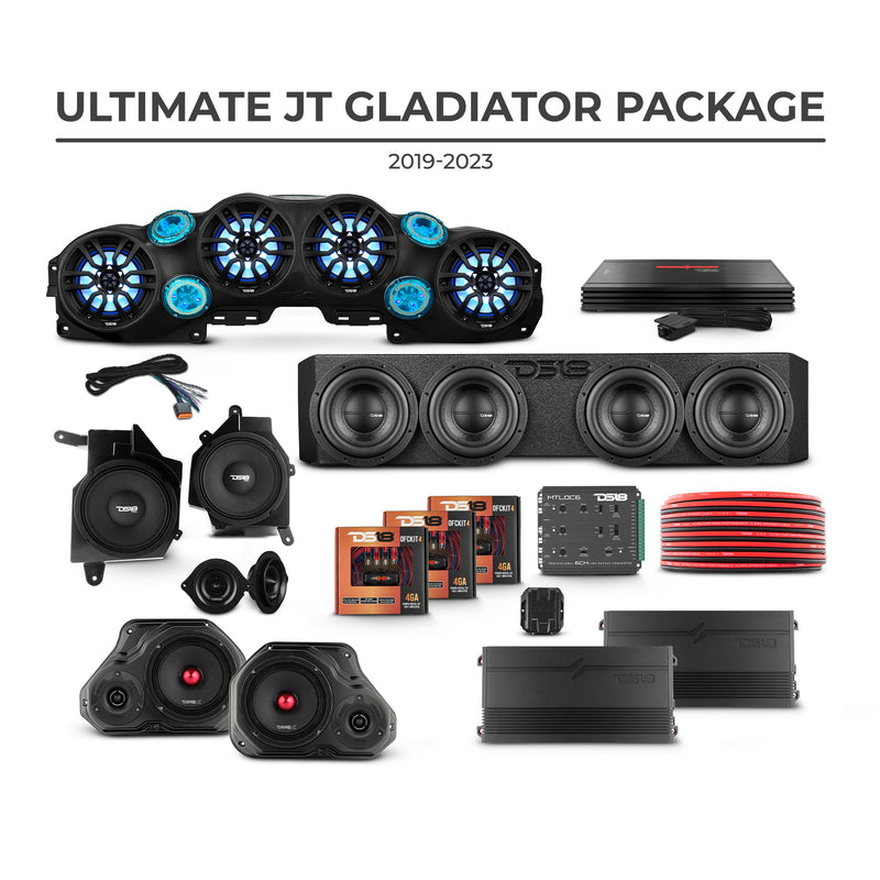 Load image into Gallery viewer, Jeep JT Gladiator 2019–2023 Ultimate Package – Loaded Sound Bar, Door Panels, Subwoofers &amp; Amplifiers
