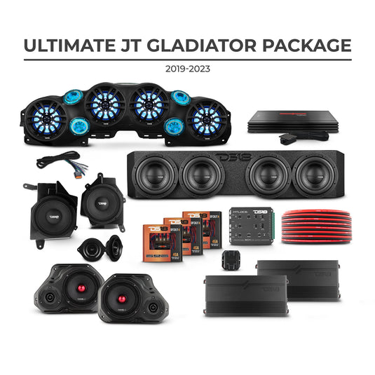 Jeep JT Gladiator 2019–2023 Ultimate Package – Loaded Sound Bar, Door Panels, Subwoofers & Amplifiers