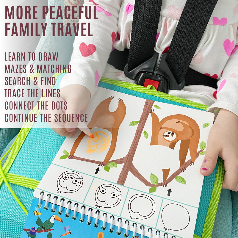 Load image into Gallery viewer, Totebook Kids Dry Erase Travel Activity Book
