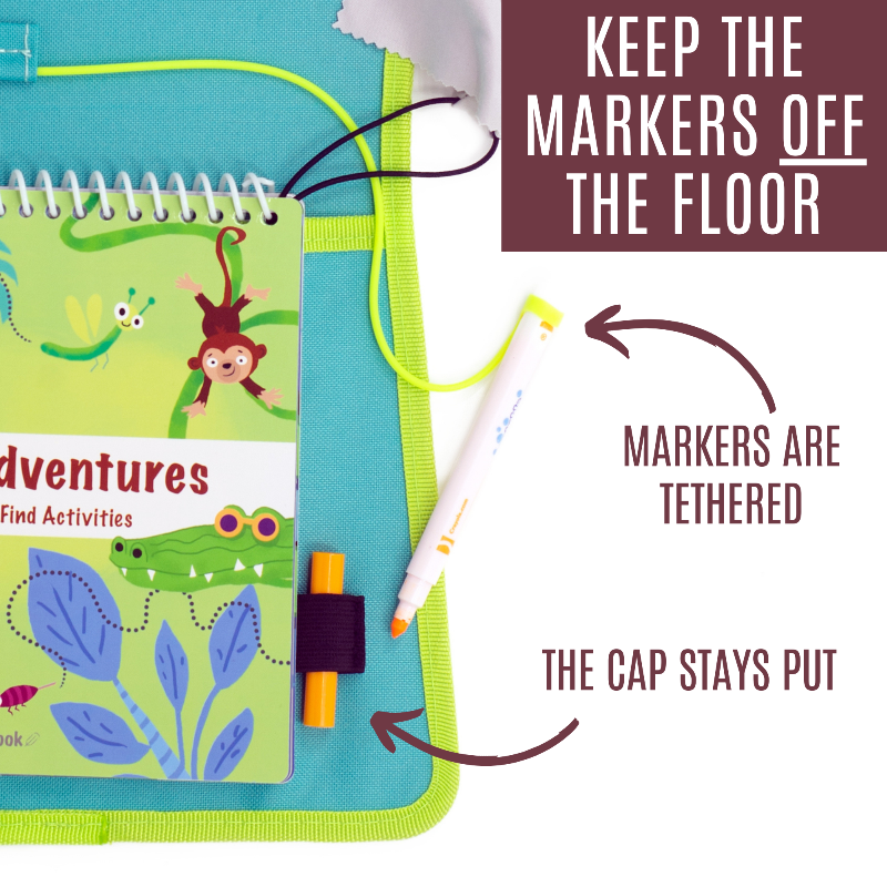 Load image into Gallery viewer, Totebook Kids Dry Erase Travel Activity Book
