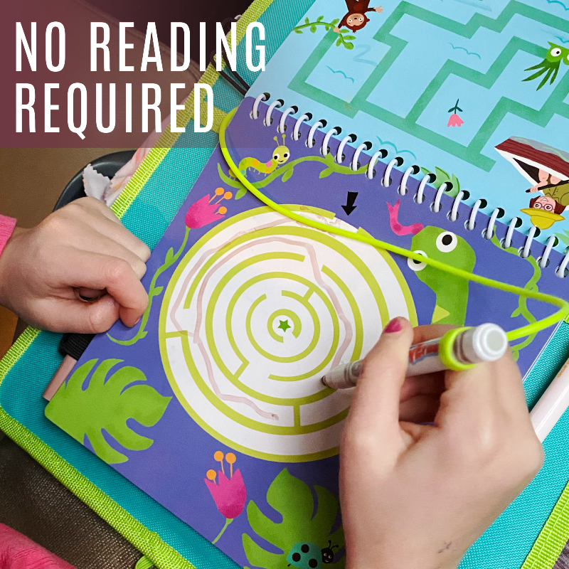 Load image into Gallery viewer, Totebook Kids Dry Erase Travel Activity Book
