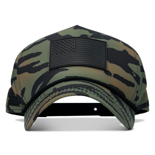 American Flag PVC Patch Waterproof Weekender Snapback
