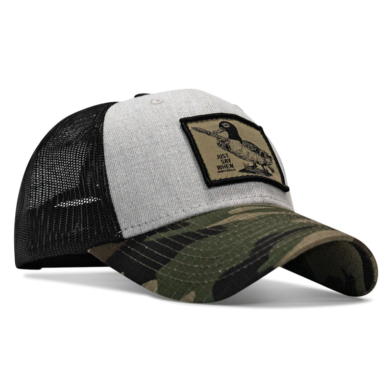 Load image into Gallery viewer, Just Say When Patch Original Ripstop Snapback Hat
