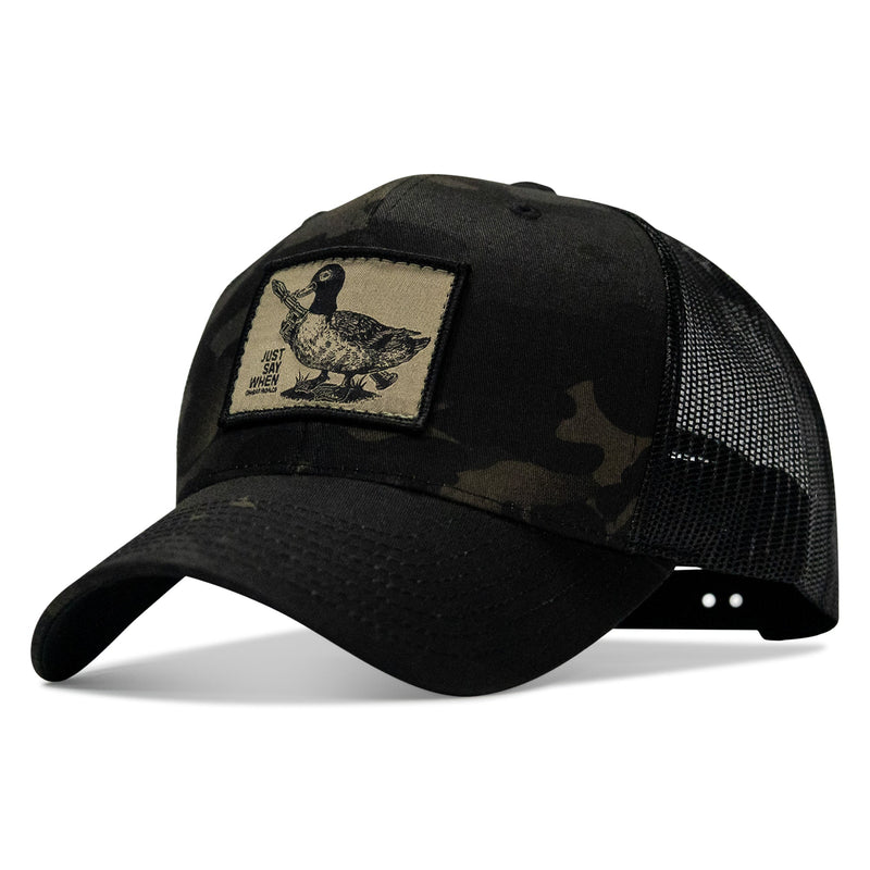 Load image into Gallery viewer, Just Say When Patch Snapback Hat
