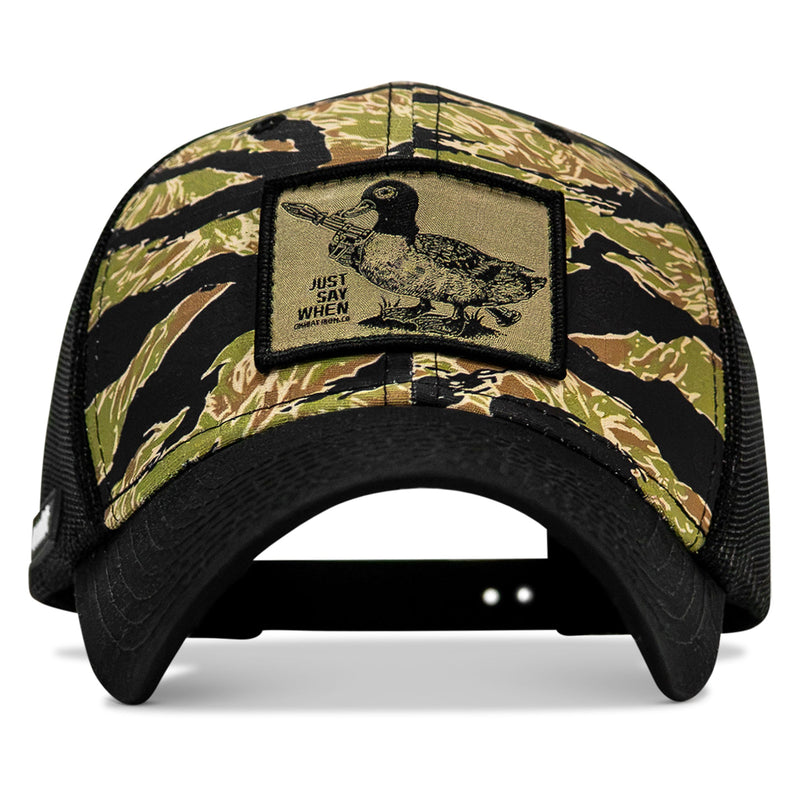 Load image into Gallery viewer, Just Say When Patch Original Ripstop Snapback Hat
