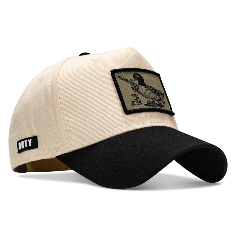 Load image into Gallery viewer, Just Say When Patch 5-Panel Workhorse Snapback Hat
