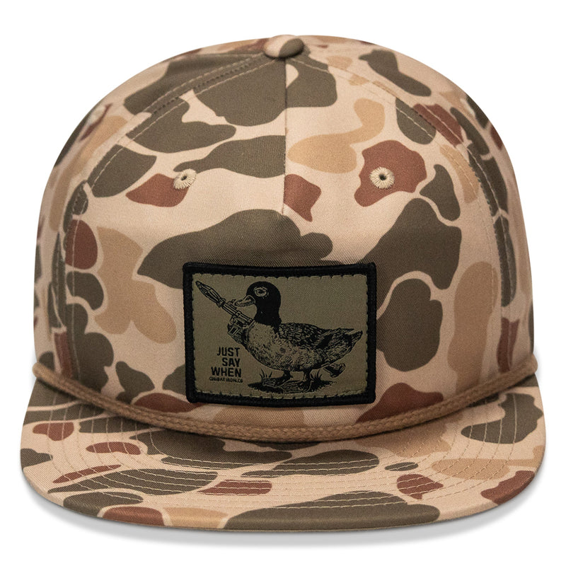 Load image into Gallery viewer, Just Say When Patch Flatbill Hat
