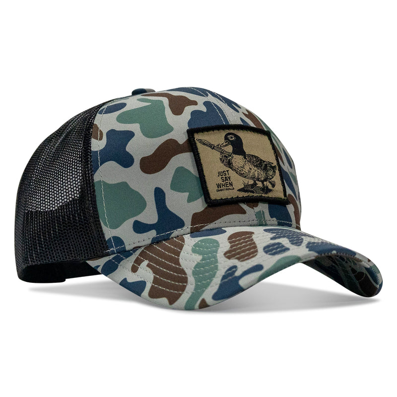 Load image into Gallery viewer, Just Say When Patch Snapback Hat
