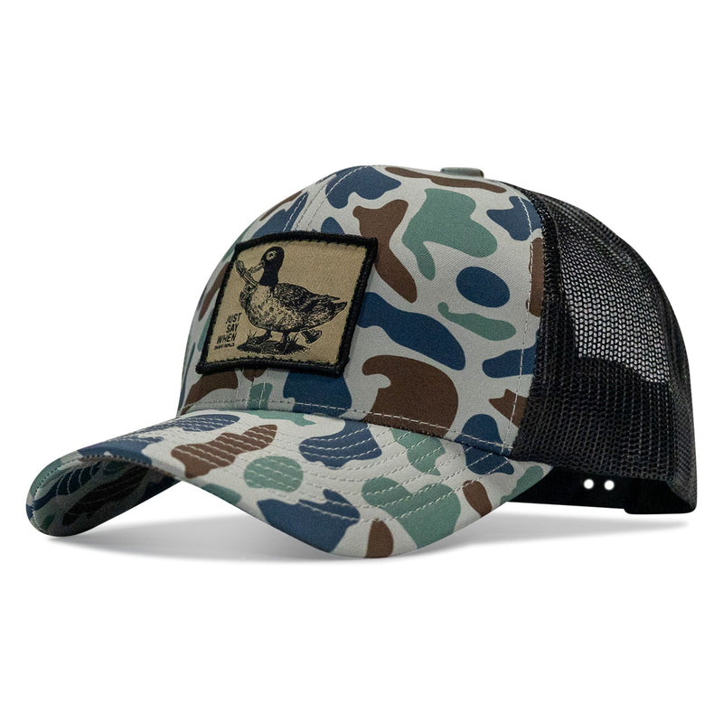 Load image into Gallery viewer, Just Say When Patch Snapback Hat
