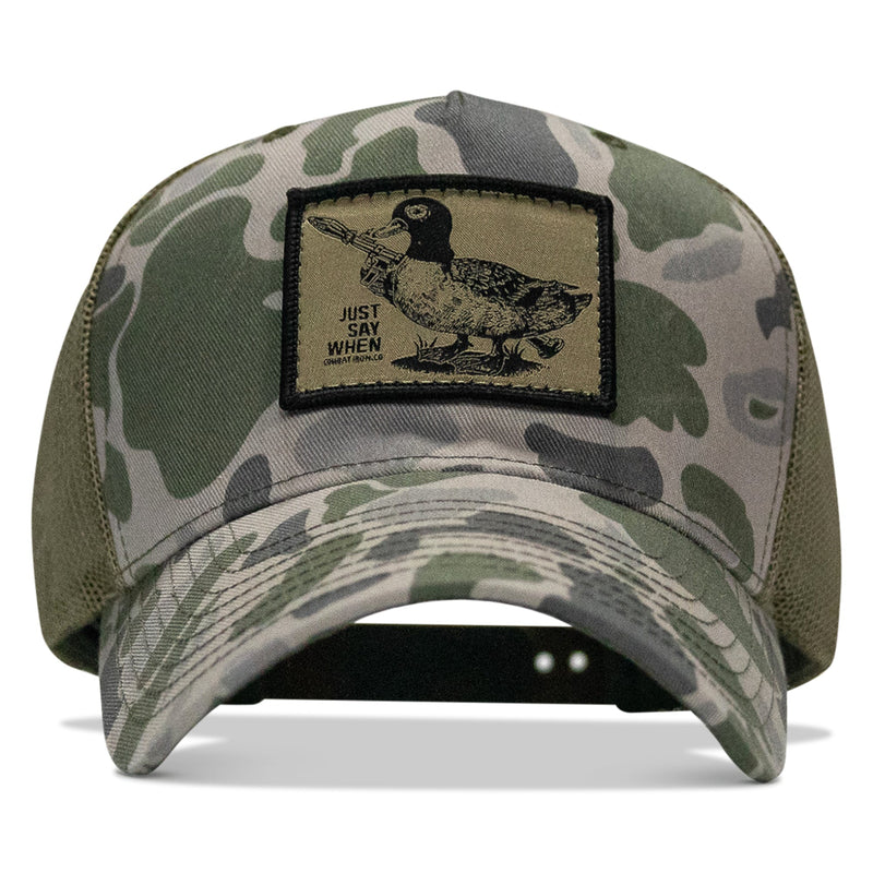 Load image into Gallery viewer, Just Say When Patch Snapback Hat
