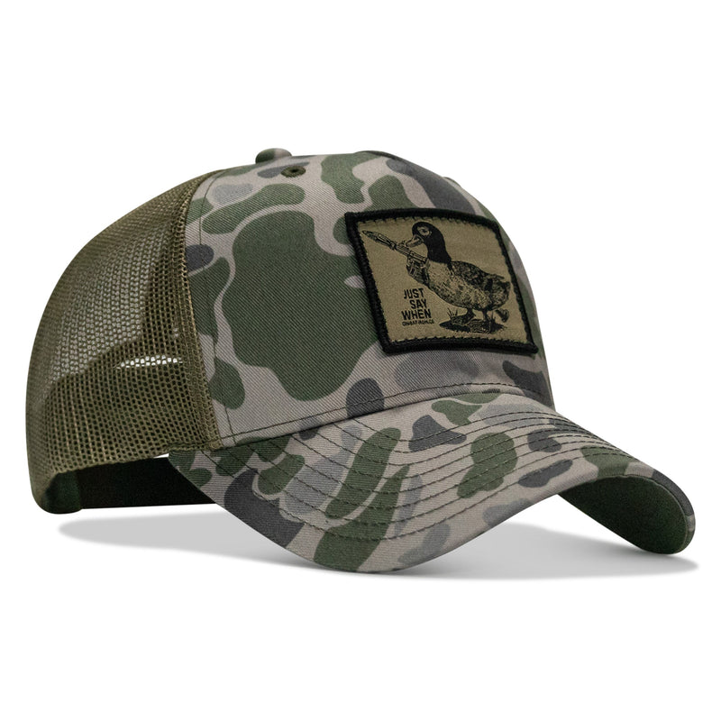 Load image into Gallery viewer, Just Say When Patch Snapback Hat
