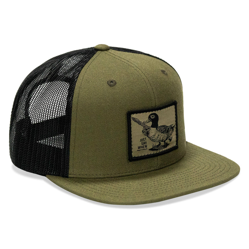 Load image into Gallery viewer, Just Say When Patch Flatbill Hat
