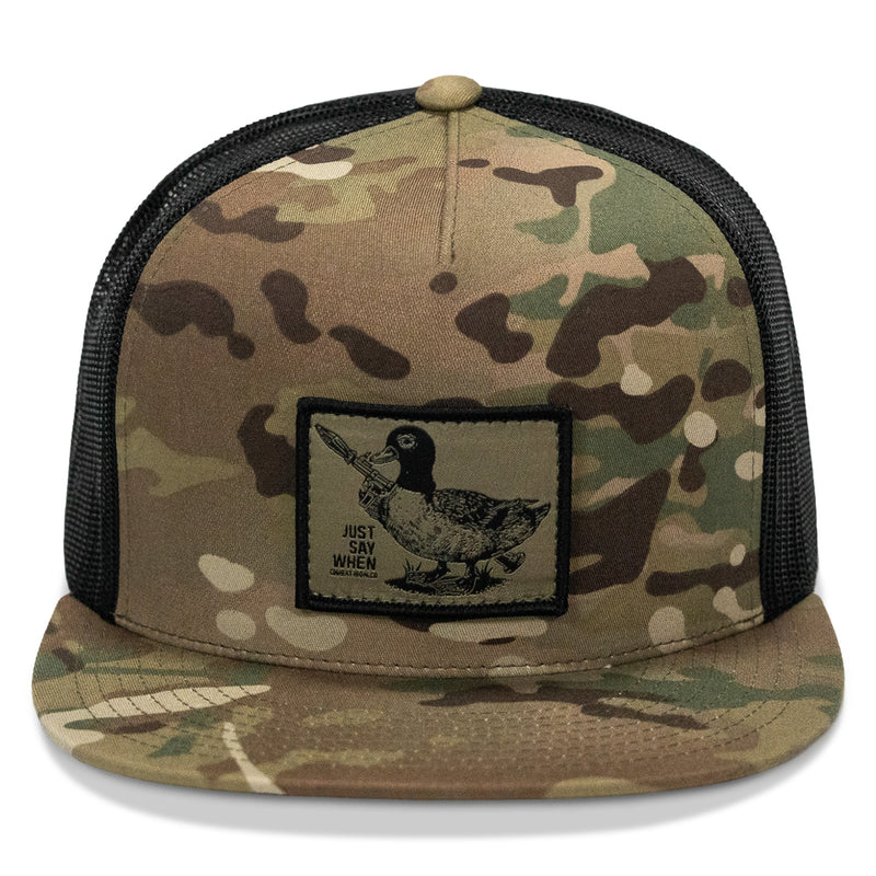Load image into Gallery viewer, Just Say When Patch Flatbill Hat
