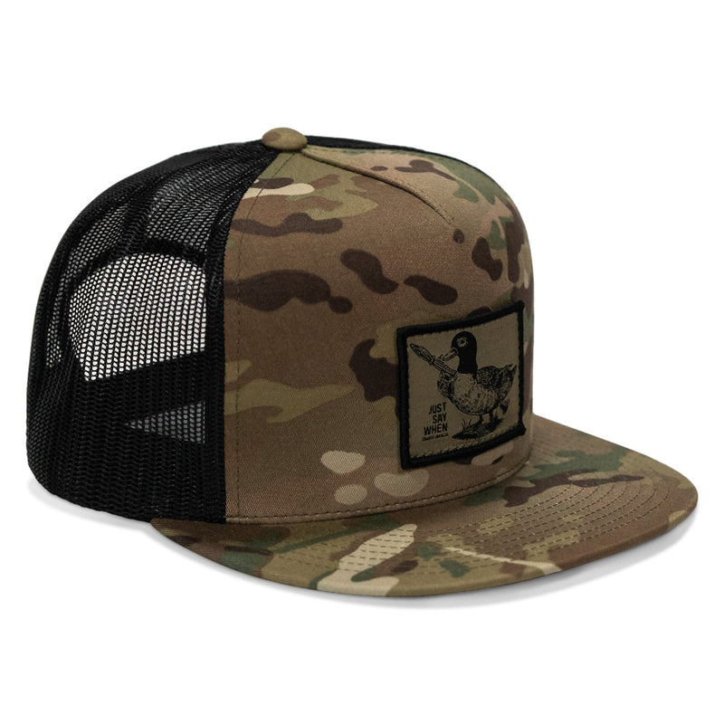 Load image into Gallery viewer, Just Say When Patch Flatbill Hat
