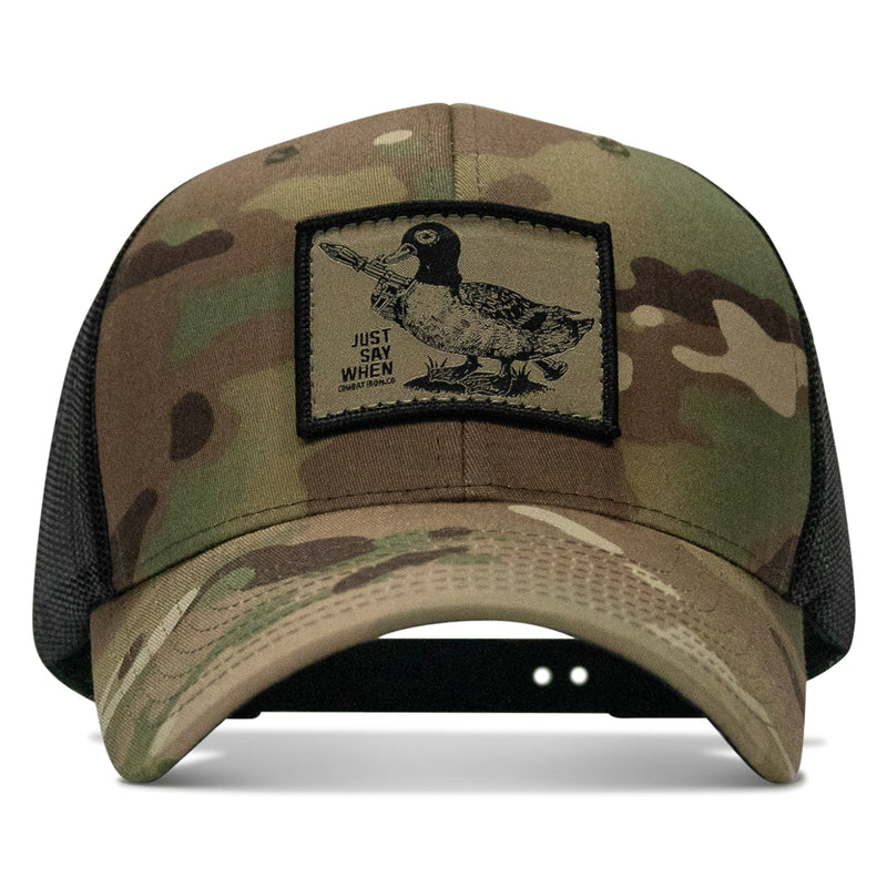 Load image into Gallery viewer, Just Say When Patch Snapback Hat
