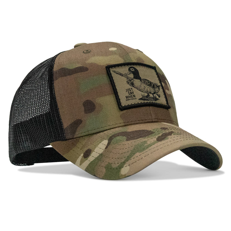 Load image into Gallery viewer, Just Say When Patch Snapback Hat
