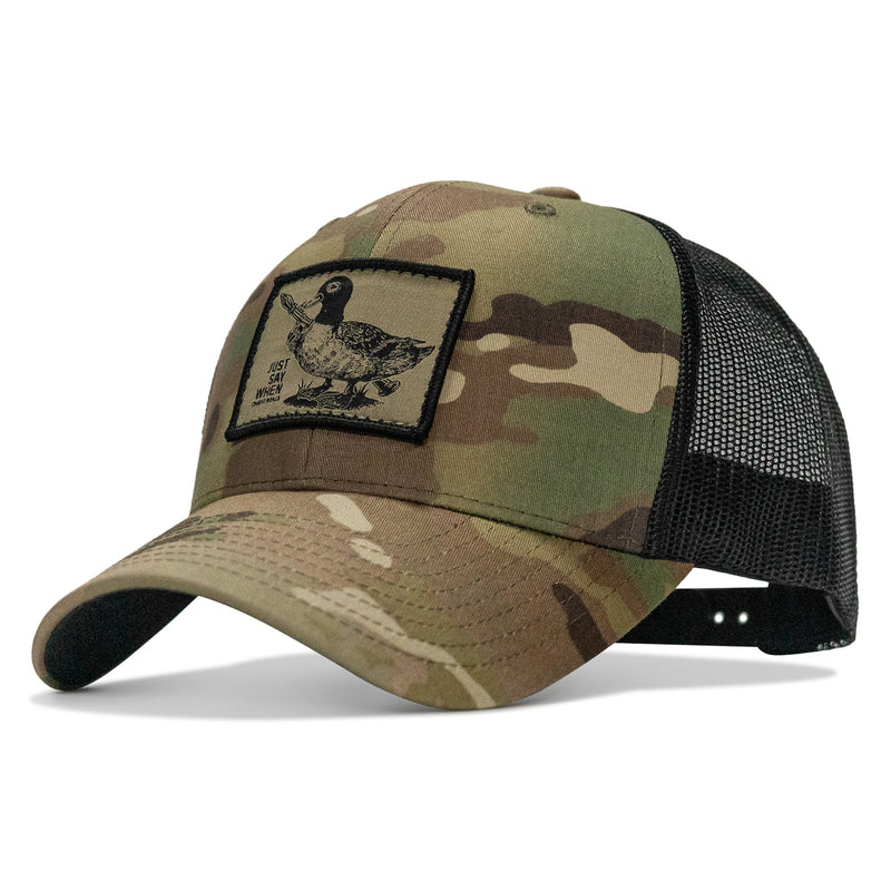 Load image into Gallery viewer, Just Say When Patch Snapback Hat
