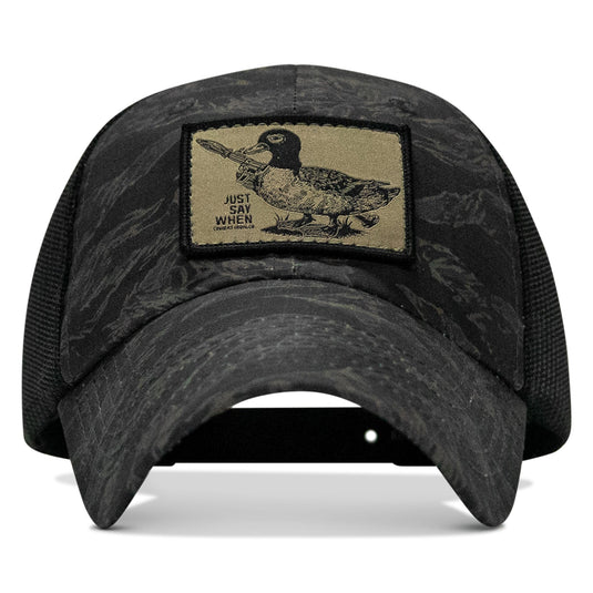 Just Say When Patch. Tactical Ripstop Mesh Snapback Hat