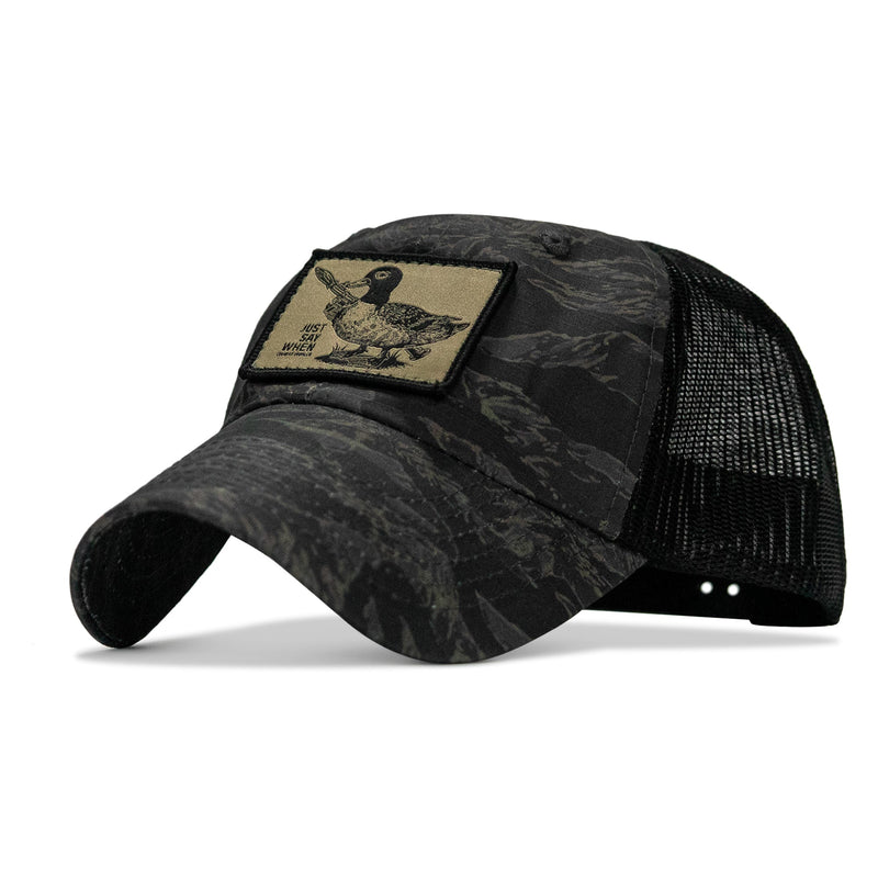 Load image into Gallery viewer, Just Say When Patch. Tactical Ripstop Mesh Snapback Hat
