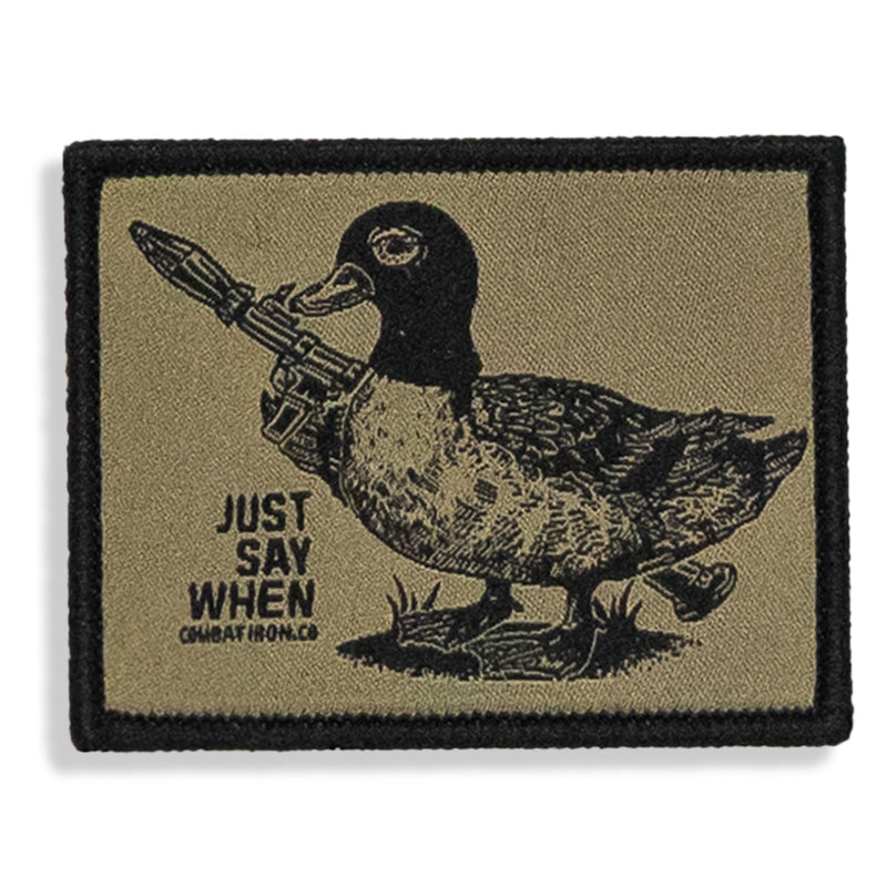 Load image into Gallery viewer, Just Say When Small Velcro Patch
