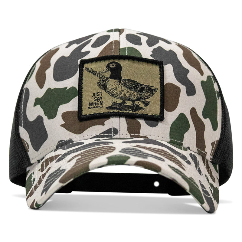 Load image into Gallery viewer, Just Say When Patch Snapback Hat
