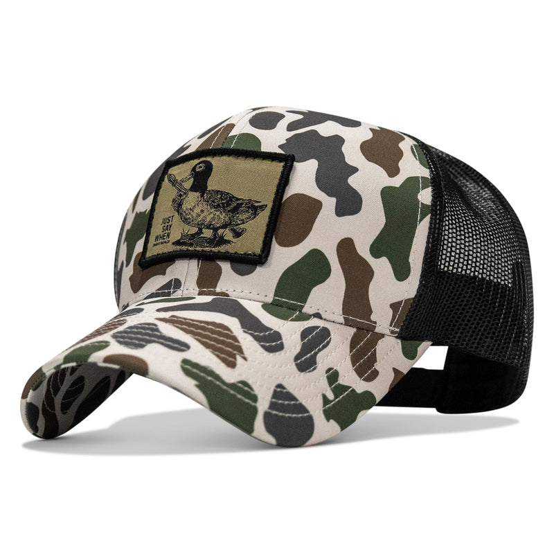Load image into Gallery viewer, Just Say When Patch Snapback Hat
