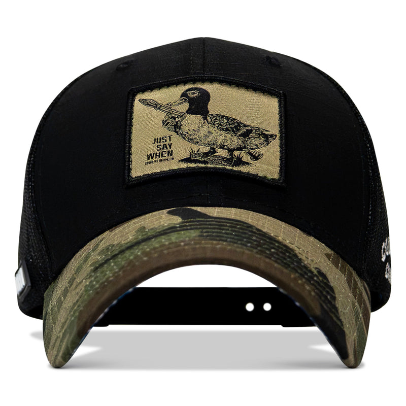 Load image into Gallery viewer, Just Say When Patch Original Ripstop Snapback Hat
