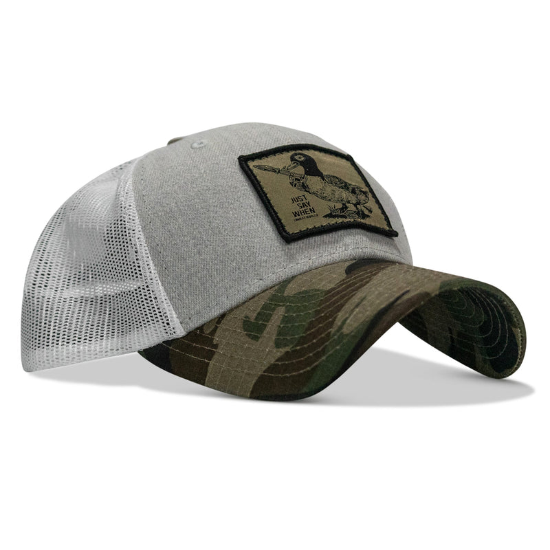 Load image into Gallery viewer, Just Say When Patch Original Ripstop Snapback Hat
