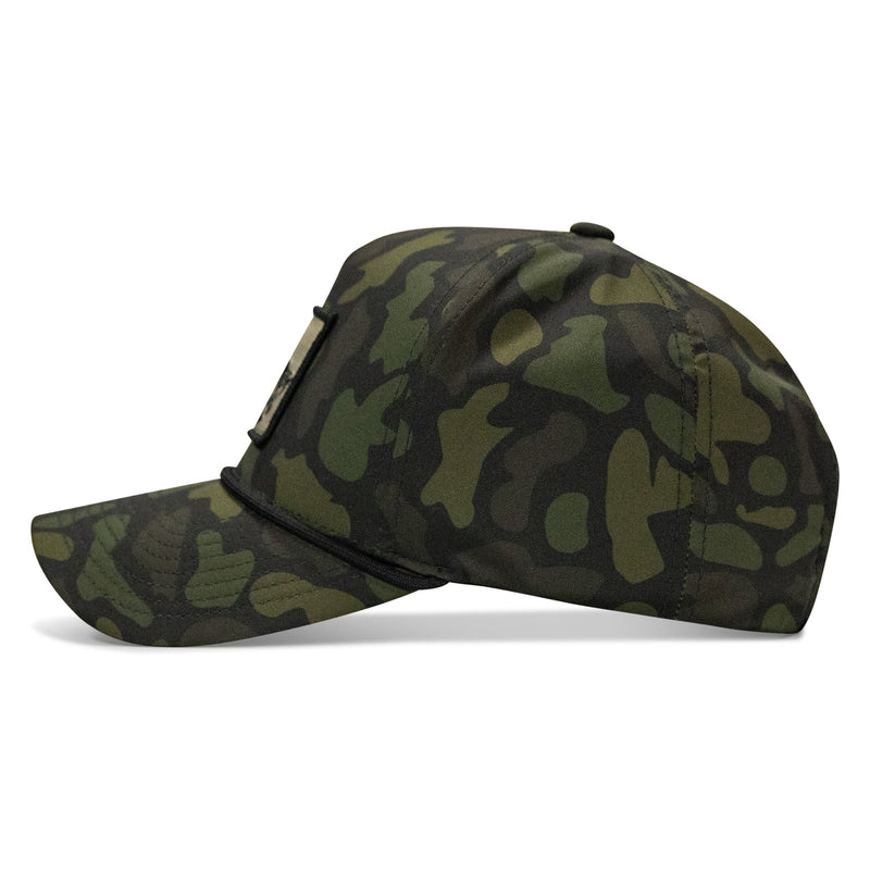 Load image into Gallery viewer, Just Say When Patch 5 Pannel Rope Snapback
